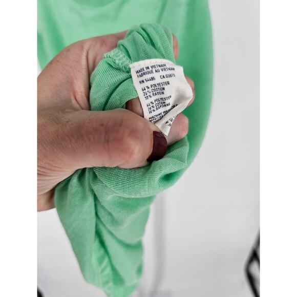 American Eagle Outfitters Women's Green Round Neck Sleeveless Top Size S/P - Picture 3 of 4